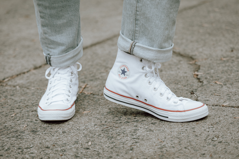 Chuck taylor all star classic high top outlet white