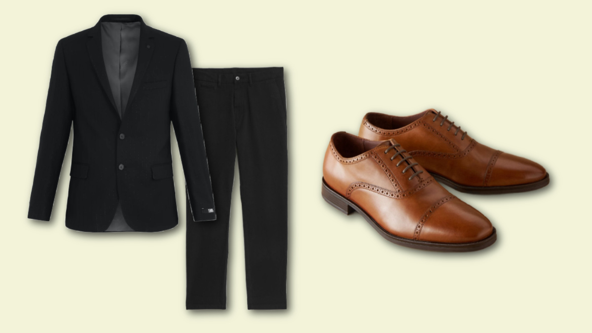 How To Wear Brown Shoes With A Black Suit Or Pants Yes It s Possible 