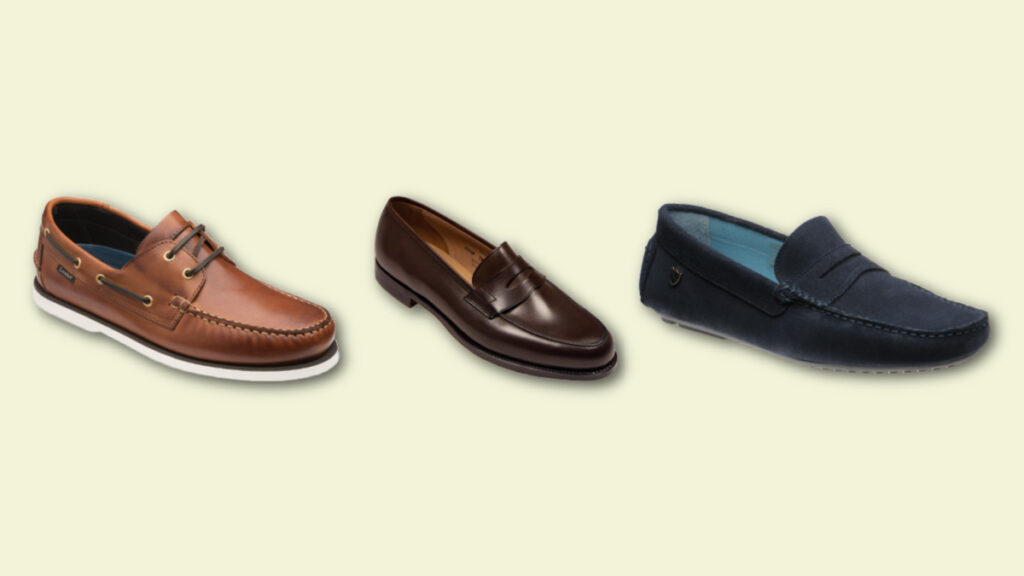 Boat shoes, loafers, and driving shoes explained