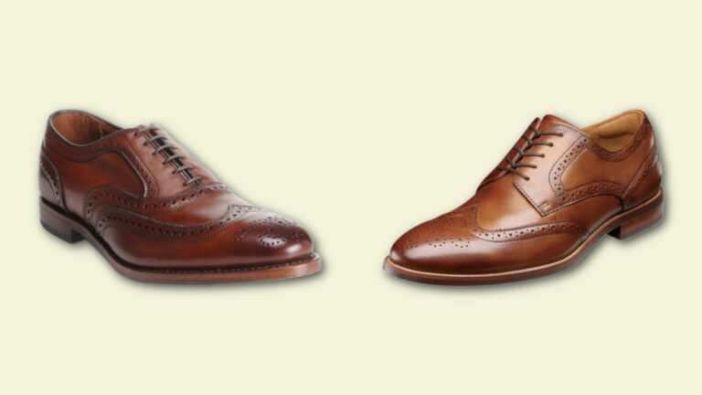 wingtip platform shoes